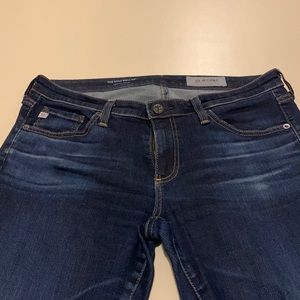 AG The Stilt cigarette roll up jeans